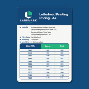 Letterhead Printing