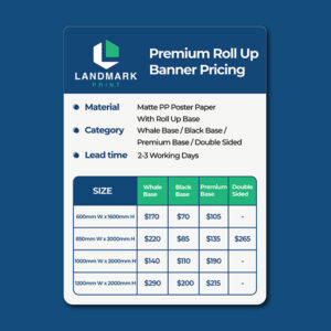 Whale Lite Series Rollup Banner