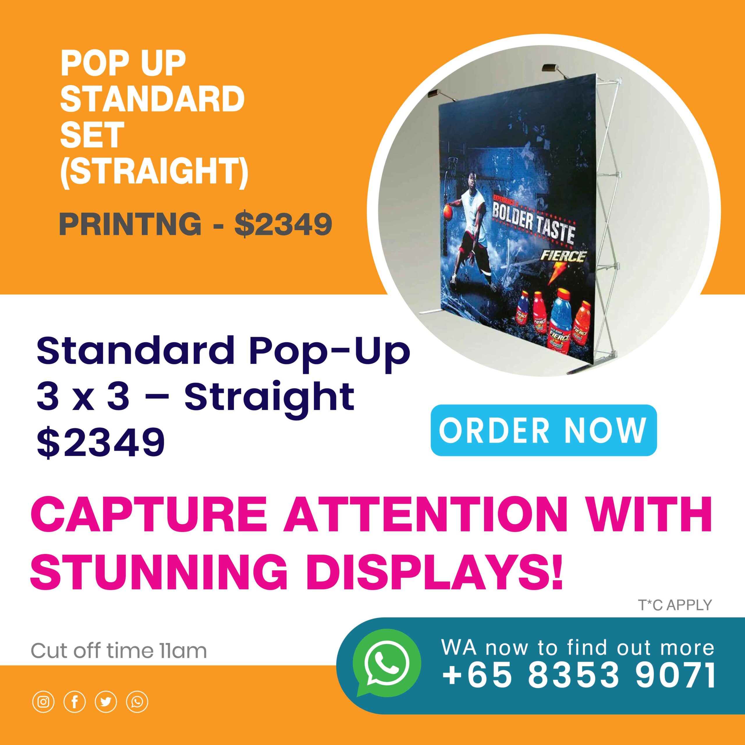 Pop Up Standard SET (Straight)