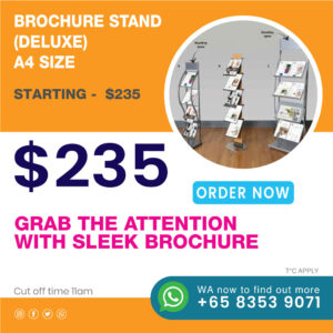 Brochure Stand (Deluxe) – A4 Size