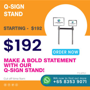 Q-Sign Stand