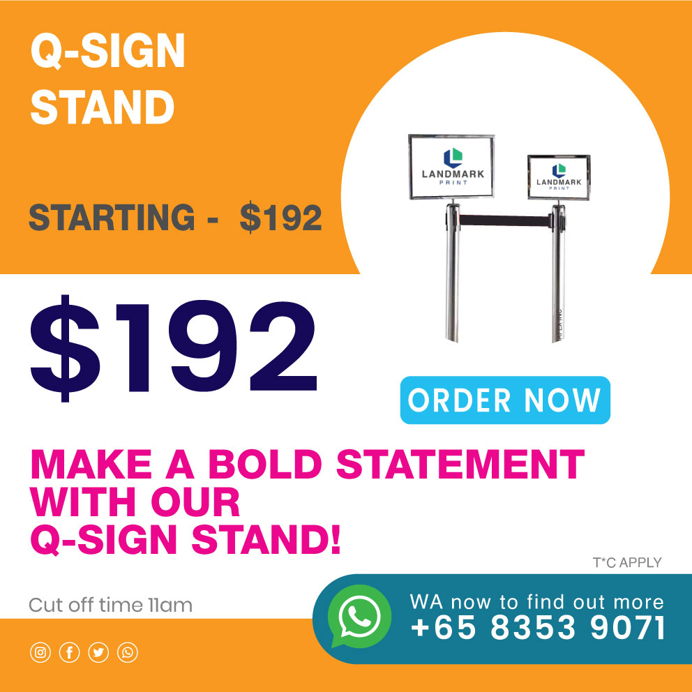 Q-Sign Stand