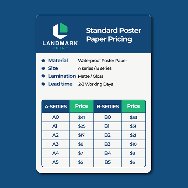 Standard Poster Paper