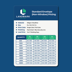 Standard Envelope (Non-Window)