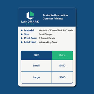 Mobile Promotion Counter – Small