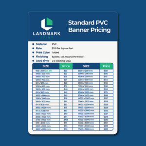 Standard PVC Banner